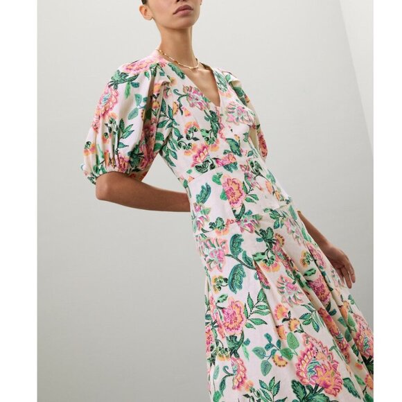 MISA Los Angeles Jamila Floral Dress Size Large - Picture 3 of 10